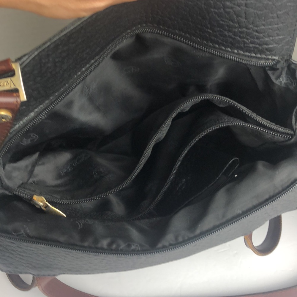 Vintage Valentina pebbled leather shoulder bag - Picture 9 of 16